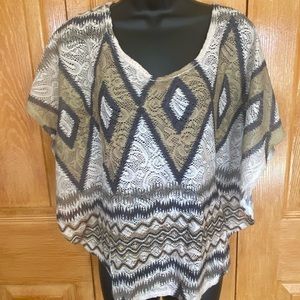 Aztec print top